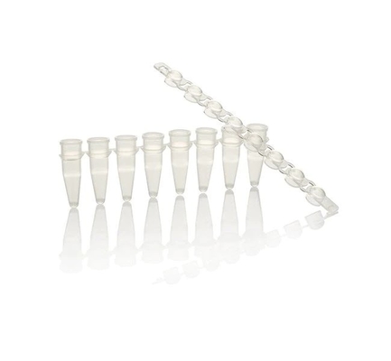 8つの連合ストリップPcr Ptのマイクロ管PCRの付属品は0.2 Ml -囲まれたPCRの管を薄くする